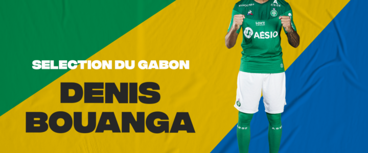Denis Bouanga avec le Gabon