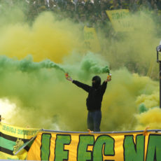 FC Nantes – ASSE : les tifos des 20 ans de la Brigade Loire en images