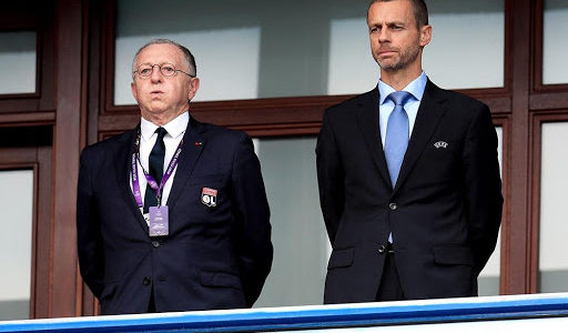 Le Président de l’UEFA vole au secours d’Aulas et assure que la Ligue 1 aurait pu continuer