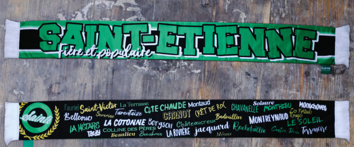 « Saint-Etienne, Fière et populaire » : la nouvelle écharpe de « Sainté »